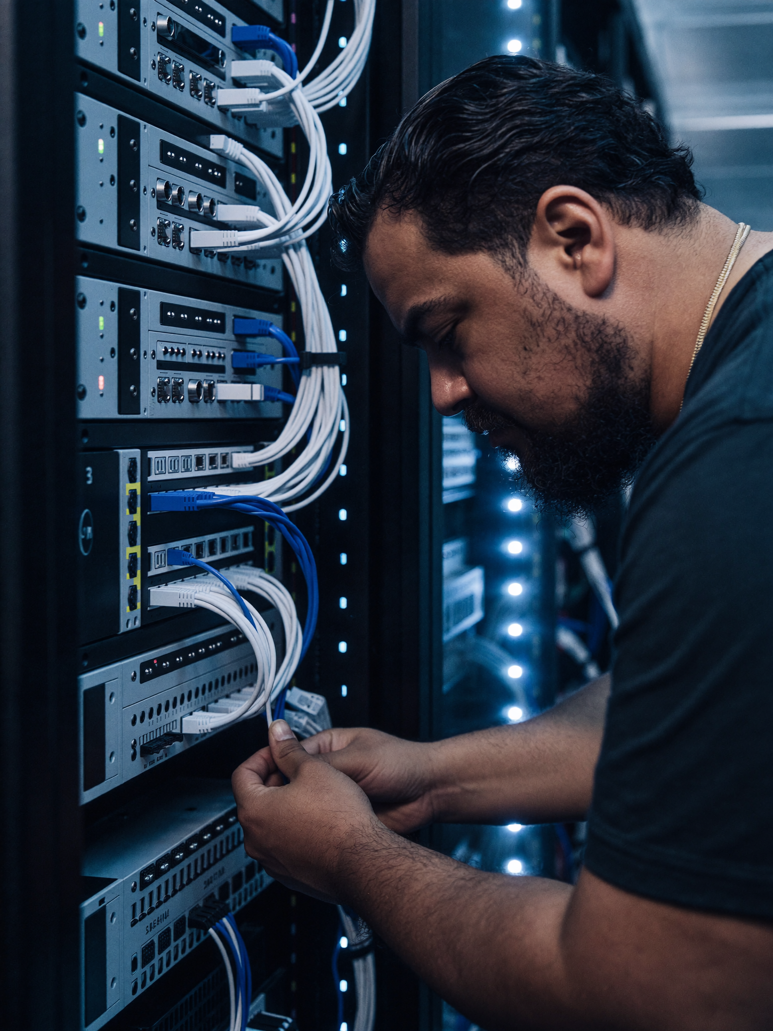 Server rack cabling